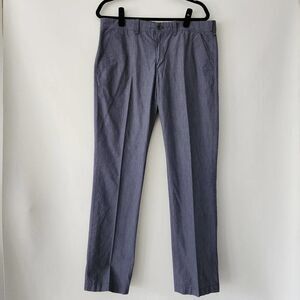 Express Slim Fit Blue Pants flat front mens size‎ 34x32